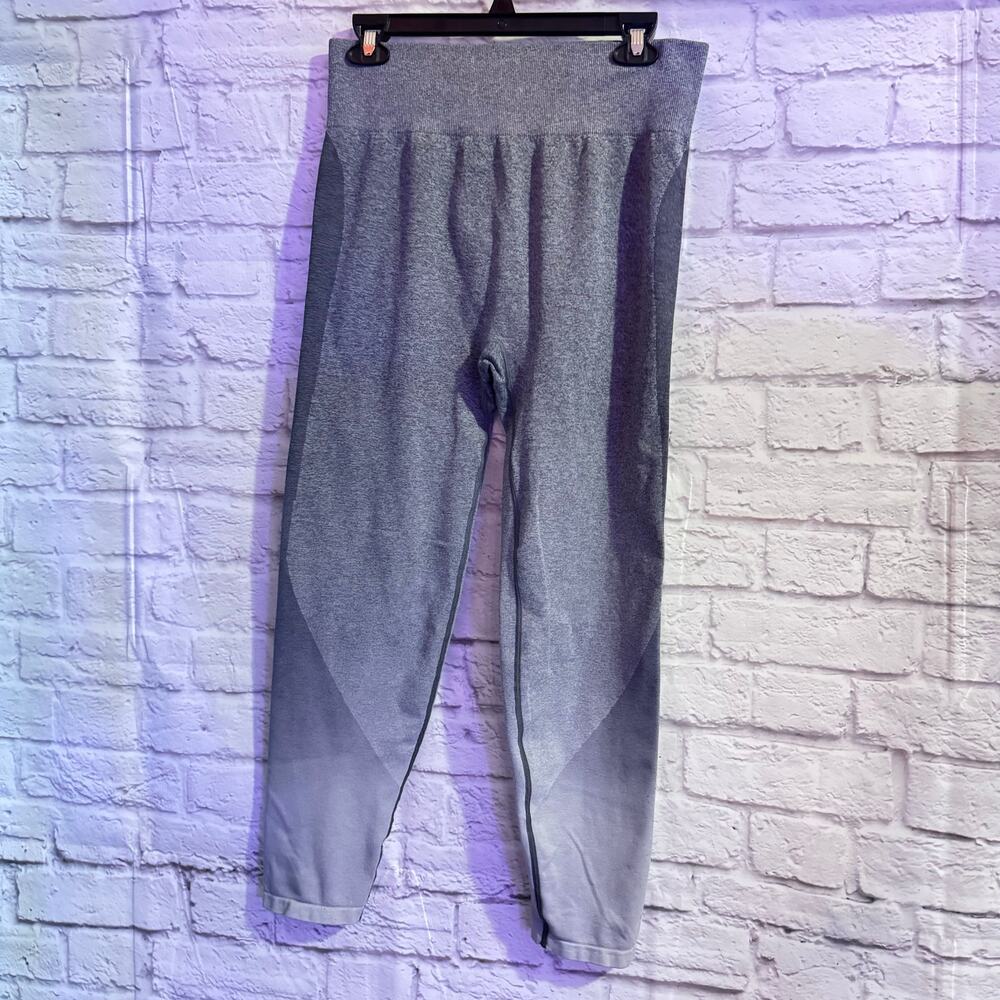PINK BY VICTORIA’S SECRET GRAY SEAMLESS LEGGINGS SZ XL